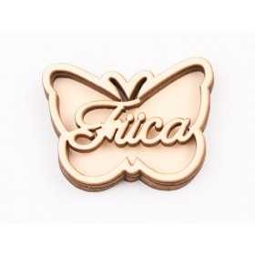 L1088-Fluture trei straturi pentru licheni  "Fiica" , 4x5.5 cm - 1 buc