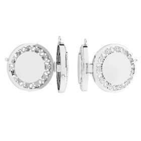 G0373-Pandantiv rotund 22.4x22.9mm, Argint 925 - 1 buc
