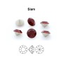 0588-Preciosa Chaton Maxima Siam PP24 3.10mm - 1 BUC