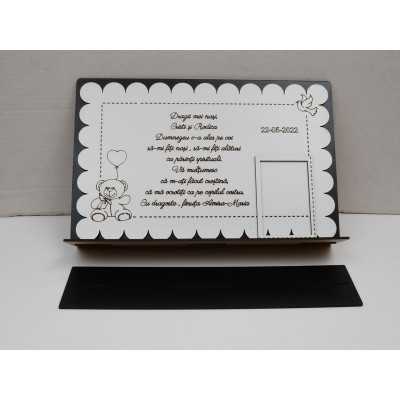 L1104 -Decupaj MDF "Dragii mei nasi" 30x25cm  -1 bucata