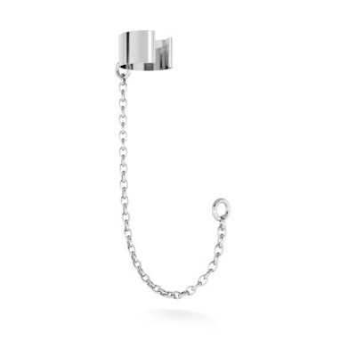 G0890-Cercei tip Ear cuff cu lantisor 8.4cm  -1 buc