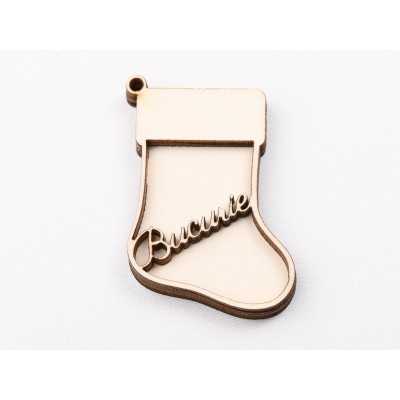 L1130-Decupaj 2 straturi Winter sock Bucurie -  1 buc