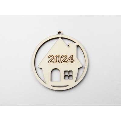 L1159-Glob Casuta 2024  - 7cm - 1 buc