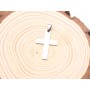 C017-Charm cruce inox cu agatatoare  1buc