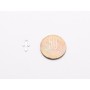C021-Charm cruce inox  11.5x7mm 1buc