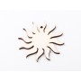 L1204-Decoratiune Soare 8cm   -1 buc