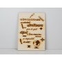 L1229- Decoratiune Invatatoare uimitoare  21x15cm