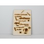 L1230 - Decoratiune Educatoare uimitoare  21x15cm