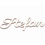 L825-Nume din lemn pentru decoratiuni  25cm - 1 buc