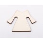 L1259-Decupaj lemn 4.5*6cm Iie traditionala  -1 buc