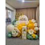 L1241-Nume din lemn supradimensionat pentru decoratiuni  -aprox 65x50cm - 1 buc