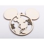 L1279 -Glob Mickey  13x10 cm  -1 bucata