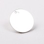 K078 N Charm banut argint cu o gaura 30mm 0.33mm