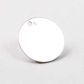 K030 N Charm banut argint cu o gaura 14mm 0.40mm