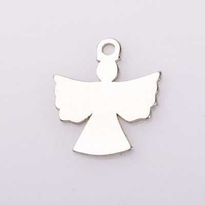 E2116 N Charm ingeras din argint 10x8mm 0.5mm