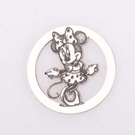 E2120 G Link pentru bratara din argint Minnie dansand 15mm 0.5mm