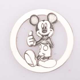 E2122 G Link pentru bratara din argint Mickey 15mm 0.5mm