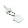 Breloc metalic personalizabil casa  aluminiu 40x27mm