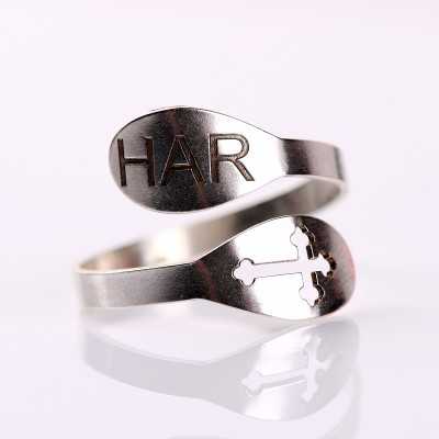 E2148 G Inel din argint "Har" cu decupaj