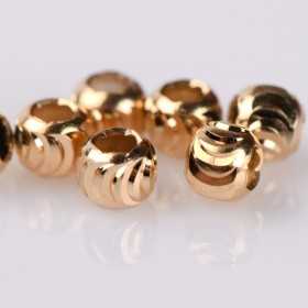 Bilute Argint 925 moon 3mm int 1.5mm placate cu aur