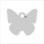 G1923 N - Pandant din argint 925 forma de fluture dimensiune 10x8mm 0.3mm