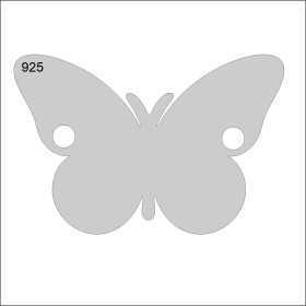 G2041 N - Link din argint 925 forma de fluture dimensiune 12x8mm 0.5mm
