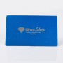 S196 - Carte de vizita personalizata din aluminiu (albastru)