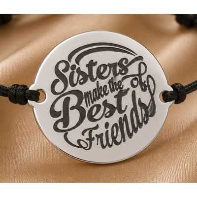 Bratara din Argint 925 Sisters Make the Best Friends 16.5 mm S0400 S0400