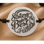Bratara din Argint 925 Sisters Make the Best Friends 16.5 mm S0400 S0400