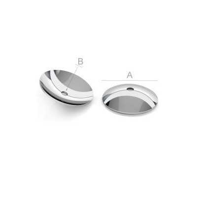 G1339-Capacel rotund  5mm argint 925