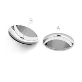 G1340-Capacel rotund  4mm argint 925