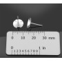 G0018-Tije cu platou pentru Swarovski Rivoli 11mm SS47 1 buc