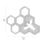 G1891-Pandant/link  Fagure miere Argint 925-1buc