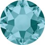 0222-SWAROVSKI ELEMENTS 2078 Blue Zircon Silver-Foiled Hotfix SS16-1buc