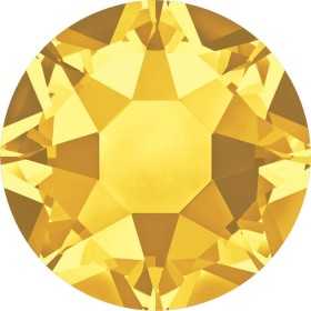 0227-SWAROVSKI ELEMENTS 2078 Sunflower S-Foiled Hotfix SS16-1buc