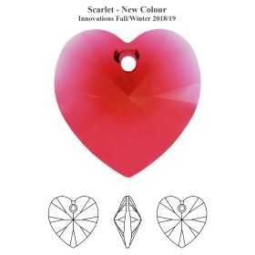 P3594-Swarovski Elements 6228 Crystal Scarlet 10mm-1buc