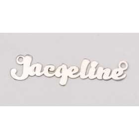 Nume decupate din argint din stoc -  Jaqeline Versiunea 1