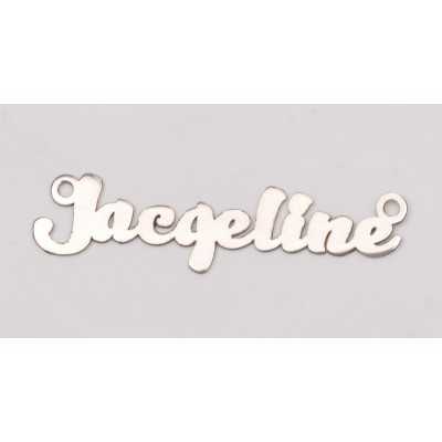 Nume decupate din argint din stoc -  Jaqeline Versiunea 1