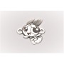 E0029-Blossom din argint 18mm x16.5mm  0.50mm 1 buc