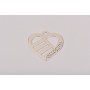 E0122 Charm inimioara "Mom"  25x22mm 0.6mm
