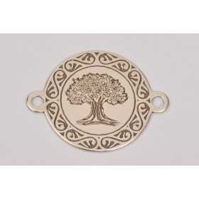 E0123-G-Link banut 16.5mm "Oak tree" cu gravura 0.33mm
