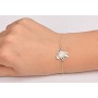 E0029-Blossom din argint 18mm x16.5mm  0.50mm 1 buc