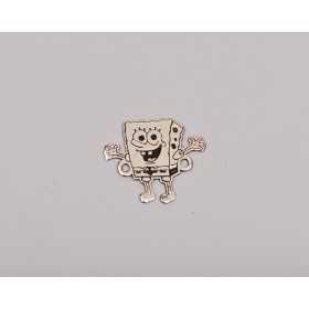 E0182-G-Link Spongebob din argint 925 15x16.7 0.5mm-1 buc
