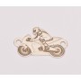 E0215-G-Link Motocicleta decupaj  Argint 925 dimensiuni 18x12x0.4mm-1buc