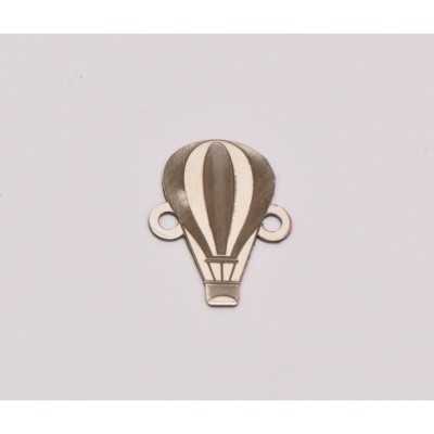 E0223-G-Link Balon aer cald -  decupaj  Argint 925 dimensiuni 16x12x0.5mm-1buc