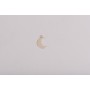 E0018-Semiluna din argint 12mm x9mm  0.33mm 1 buc