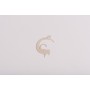 E0021-Mooncat din argint 15mm x14mm  0.5mm 1 buc