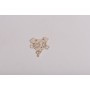 E0030-Bubbles din argint 18mm x17mm  0.50mm 1 buc