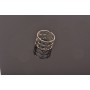 E0238 N Inel reglabil din argint cu inimioare 12mm  0.6mm