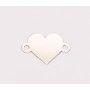 E0245-N-Link inima decupata din  Ag 925 dimensiuni 17x23x0.4mm-1buc